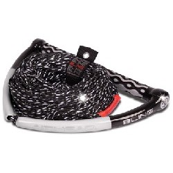 Wakeboard Rope, 75' 4-Section