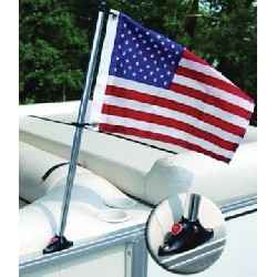 Pontoon Flag Pole Kit w/24"...