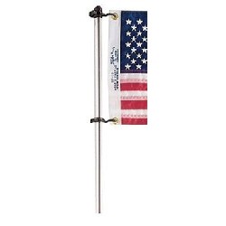 30" Flag Pole w/Clips